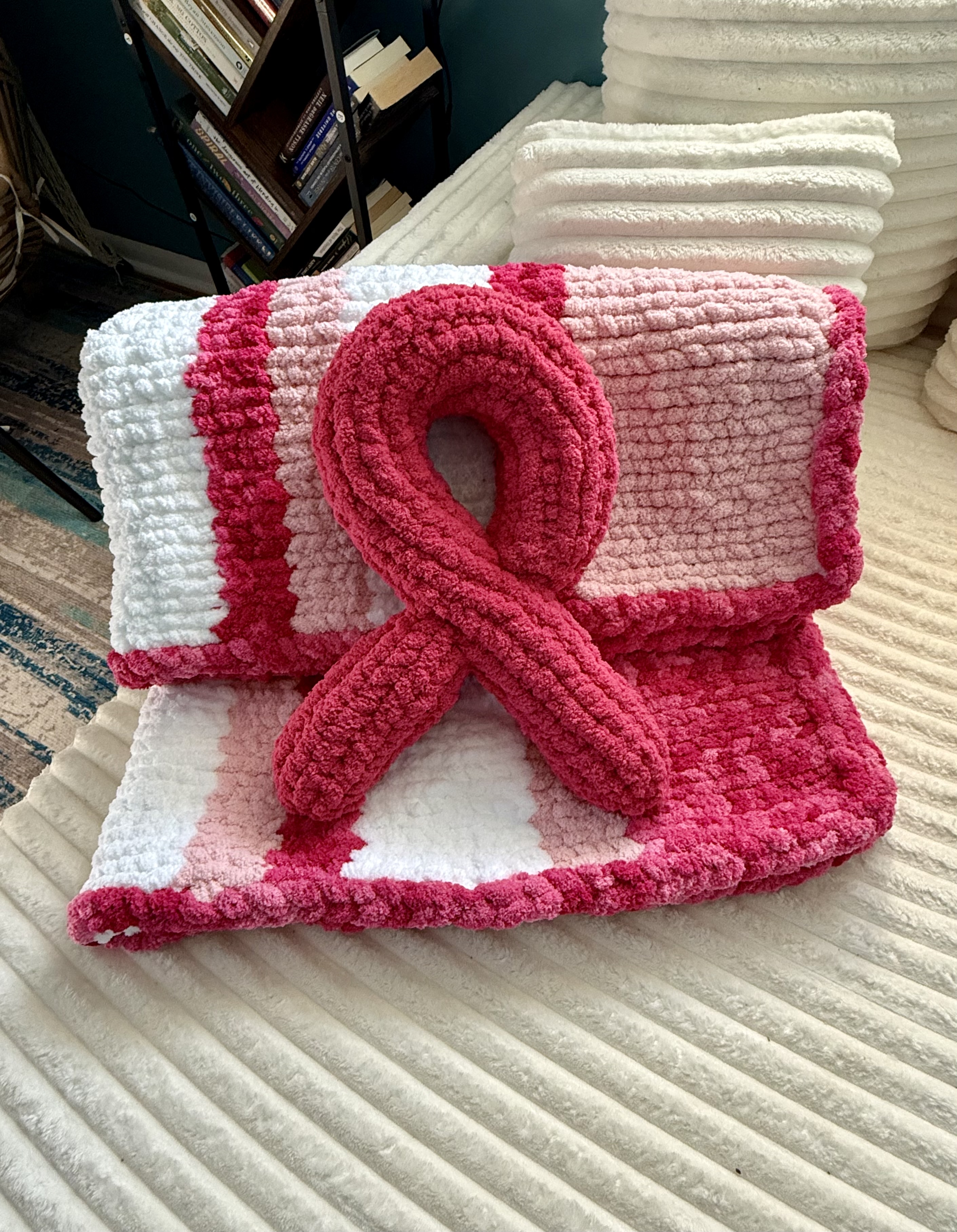 Blushing Hearts Blanket